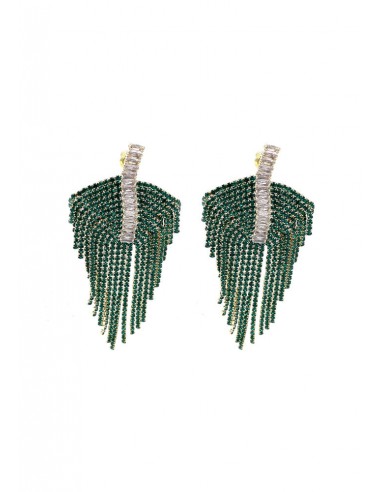 Boucles D'Oreilles Phoebe Vert En savoir plus