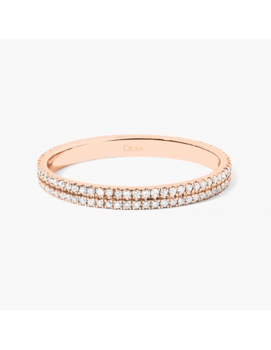 Mix and Match double bands ring Véritable concentré