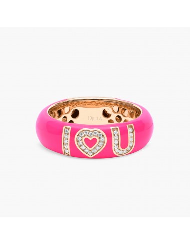 I Love U Pink Band Ring sélection de produits