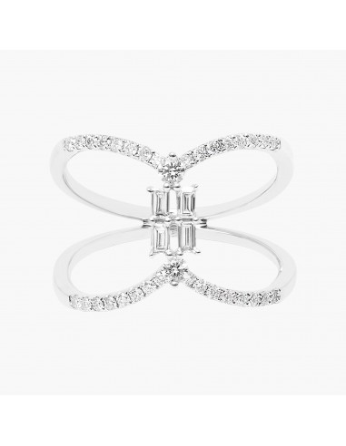 Beverly Hills Crossed Diamond Ring des créatures d'habitude