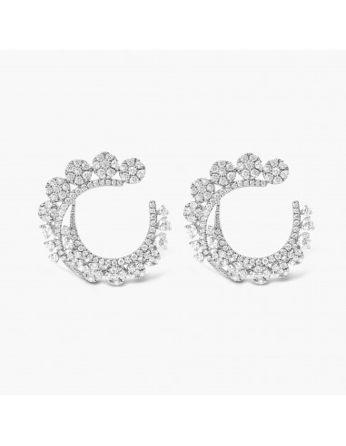 Boucles d'Oreilles Maestrom Diamants le concept de la Pate a emporter 