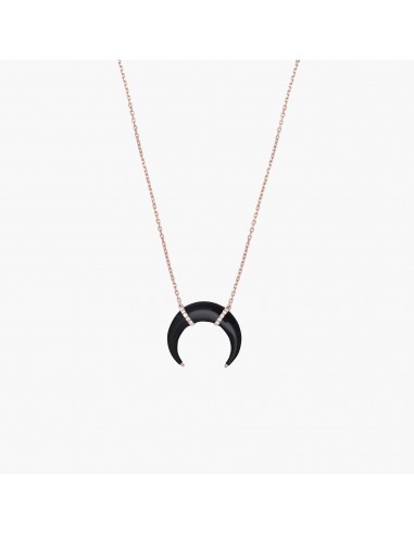 Collier Corne Jungle Noir de la marque