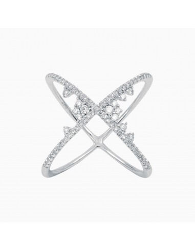 Fairytale large crossed ring votre