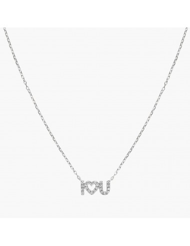 Magic Touch I Love U necklace en linge