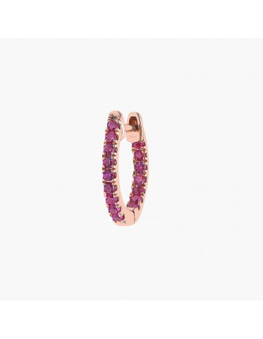 Single hoop 1cm ruby livraison gratuite